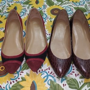 Two pair Talbots flats